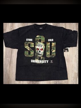 NWT Men's WWE Stone Cold Steve Austin Shirt Size XL